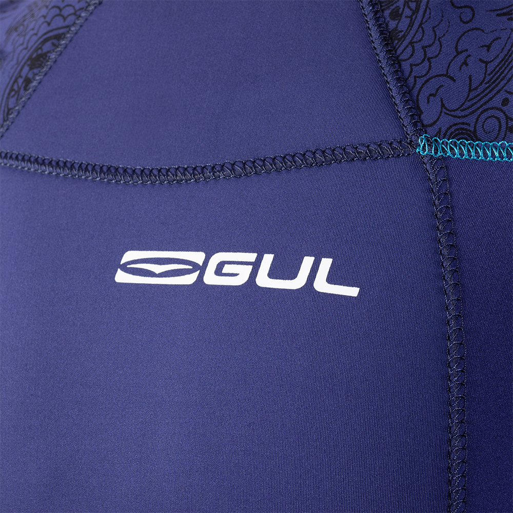 Gul Womens Response 3/2mm GBS Back Zip Wetsuit RE1232-C1 - Blue / Teal